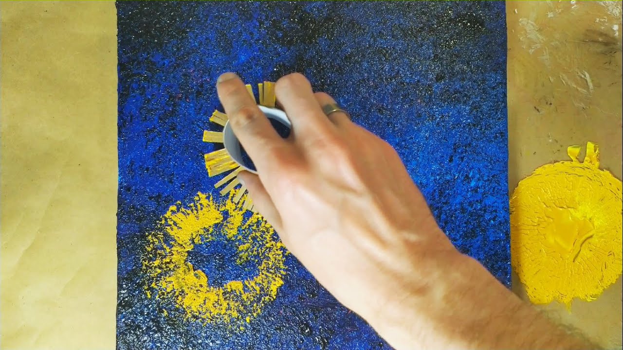 Beautiful Abstract Acrylic Painting Techniques for Beginners! Easy and Satisfying