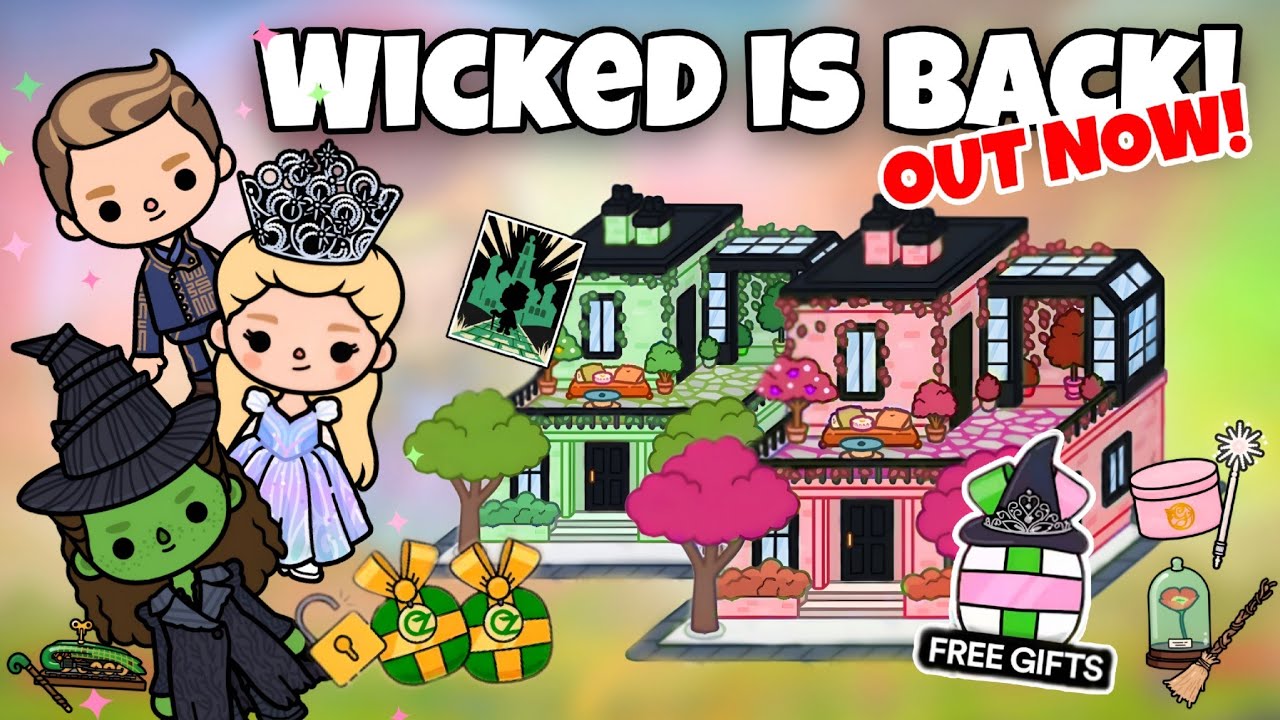 Toca Boca x Wicked НОВОЕ ОБНОВЛЕНИЕ! 😱 Разблокировка всех предметов + БЕСПЛАТНЫЕ подарки для Эльф...