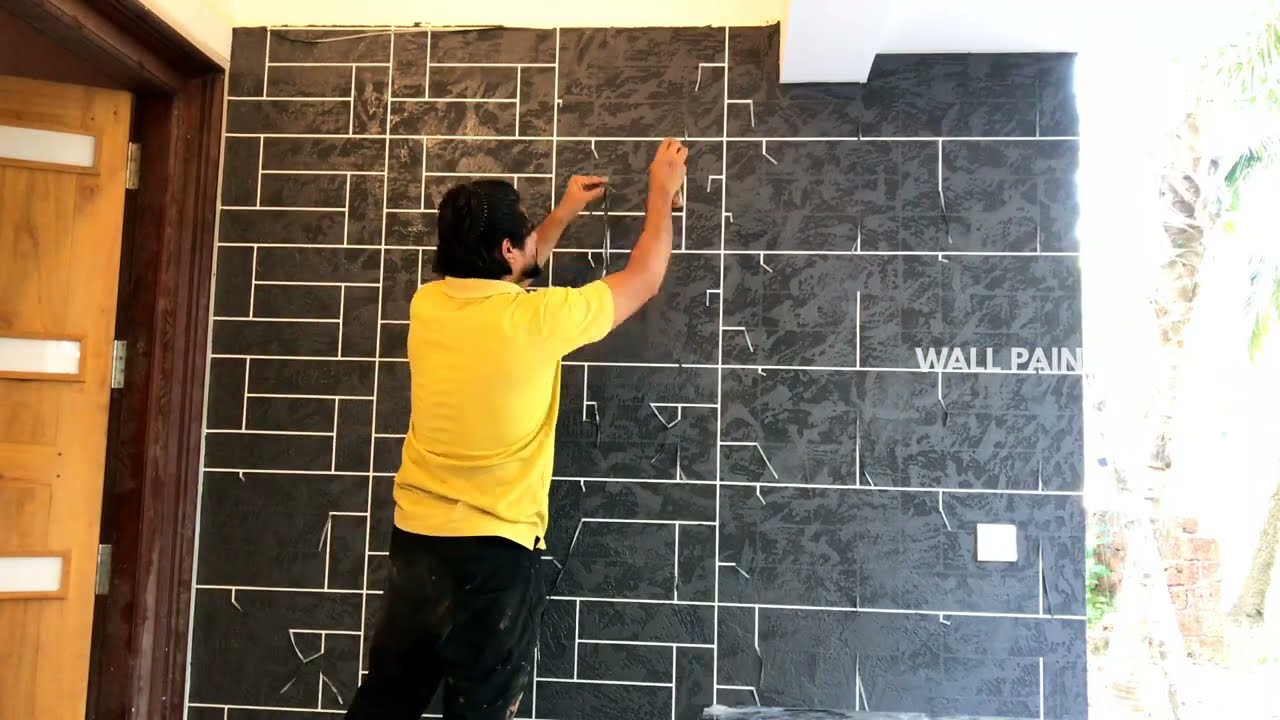Texture wall brick design 2023| Brick easy texture pattern design 2023