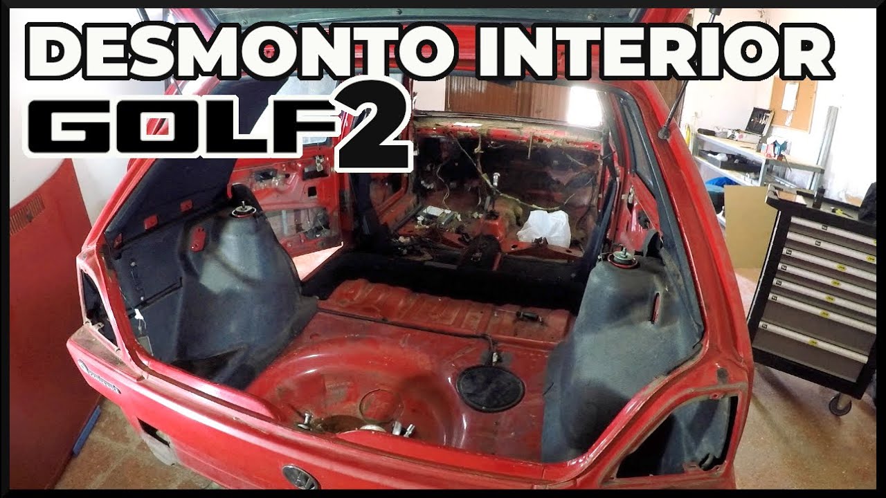 DESMONTANDO el INTERIOR DEL  VW GOLF MK2 -CARIBE A2 -JETTA -GTI MK2