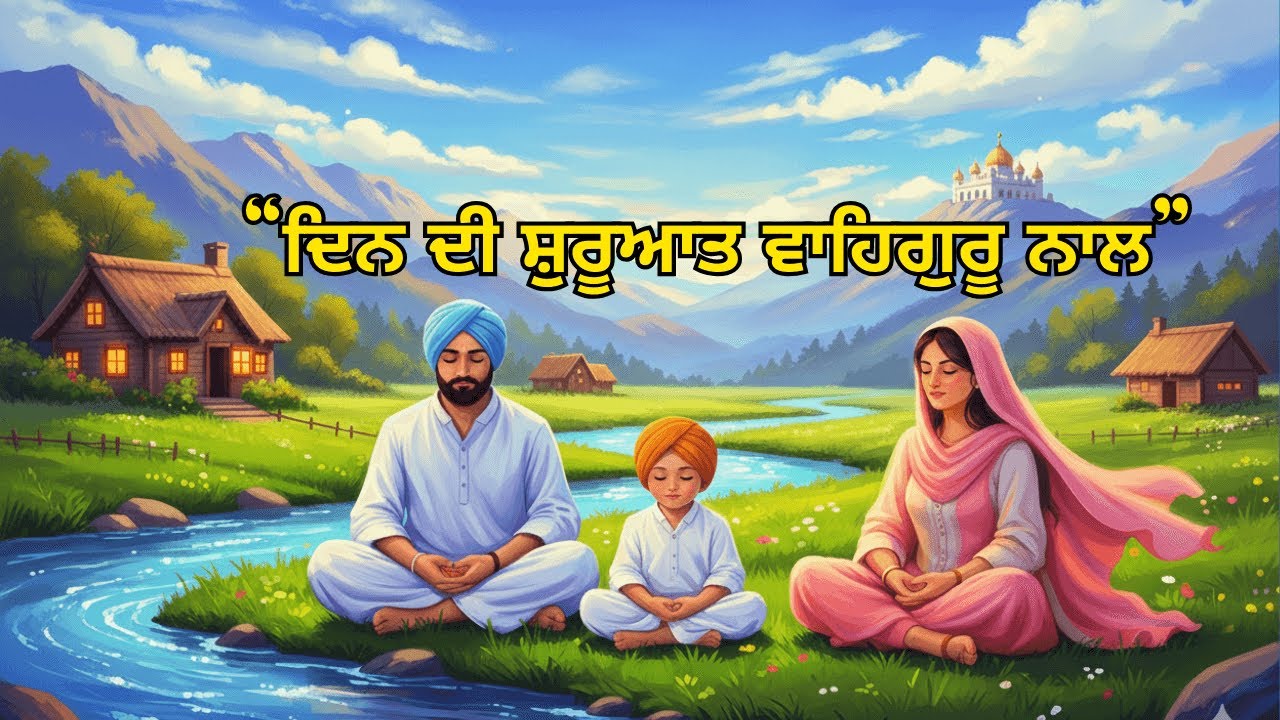 Morning Waheguru Simran | Calm, Peaceful & Positive Start