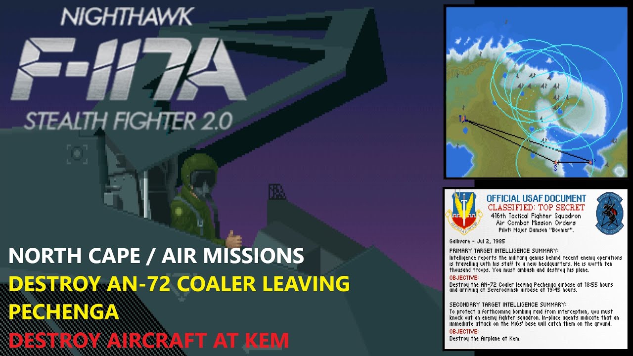 F-117 Stealth Fighter 2.0 • North Cape / Air-Air Mission