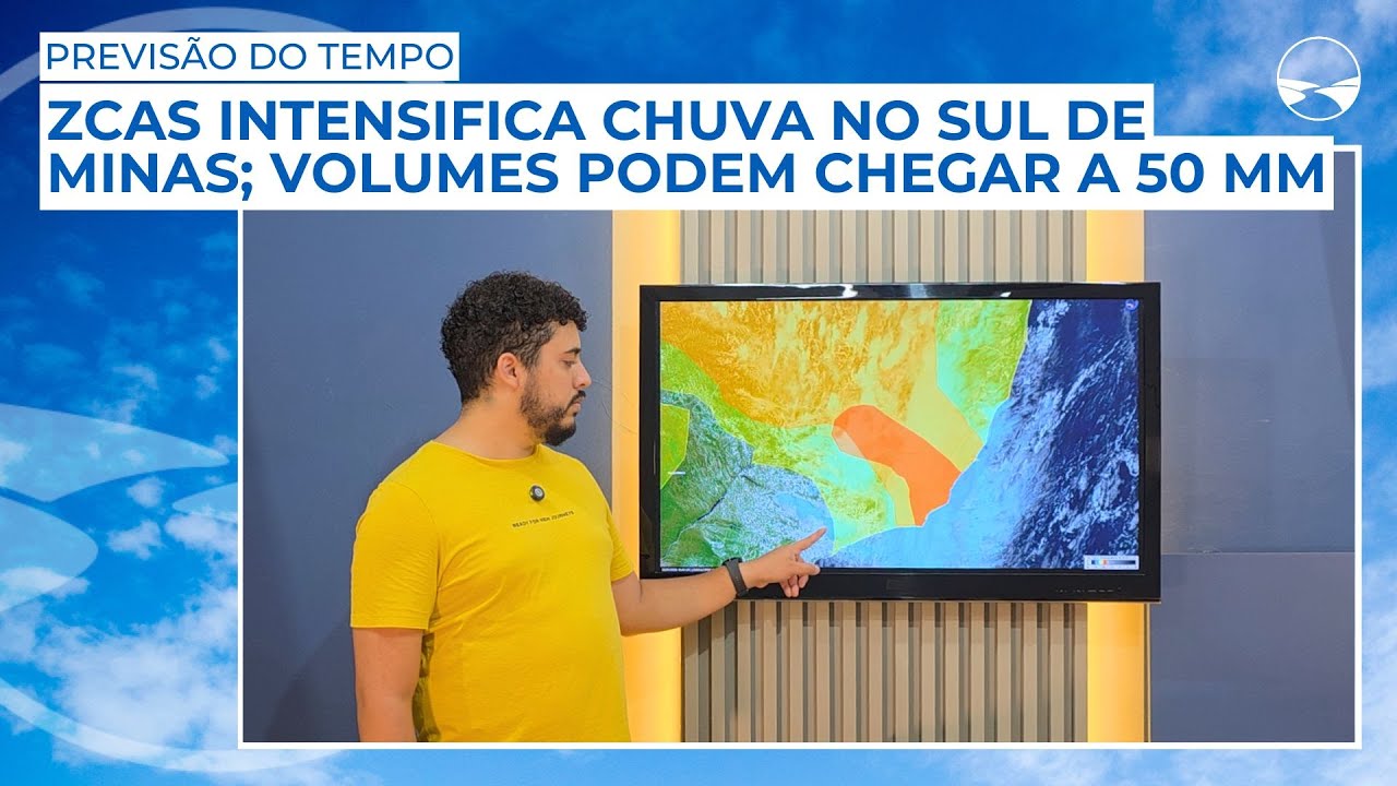 INMET atualiza alerta de chuva forte e temporais para o Sul de Minas