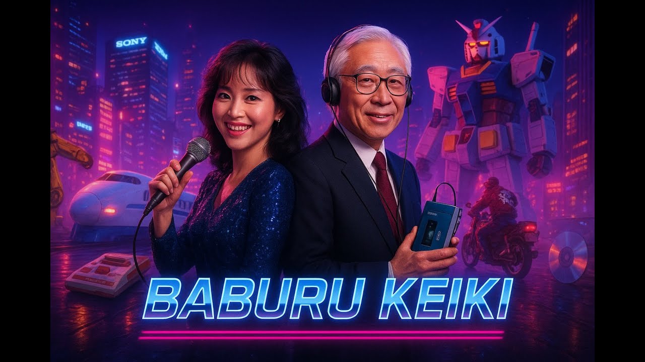 Baburu Keiki (「バブル景気」) - 1980's Japanese Economic Bubble Nostalgia. (Synthwave/City Pop edit)