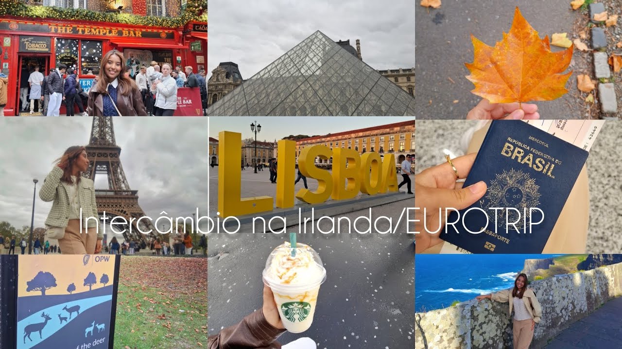 Vlog- Intercâmbio na Irlanda e Eurotrip 2025✈️