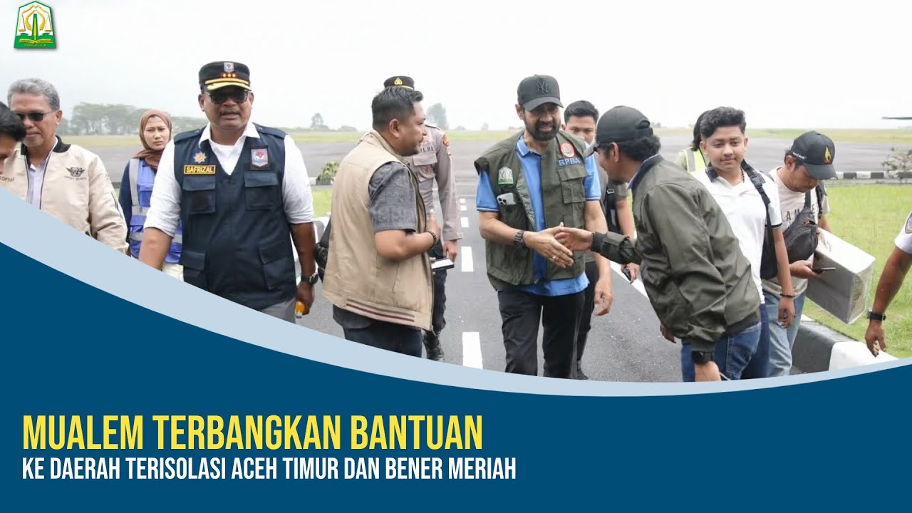 Mualem Terbangkan Bantuan ke Daerah Terisolasi Aceh Timur dan Bener Meriah