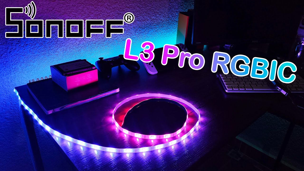 La mejor Tira led RGB? Sonoff L3 Pro RGBIC &iexcl;M&uacute;ltiples colores en una tira de luz