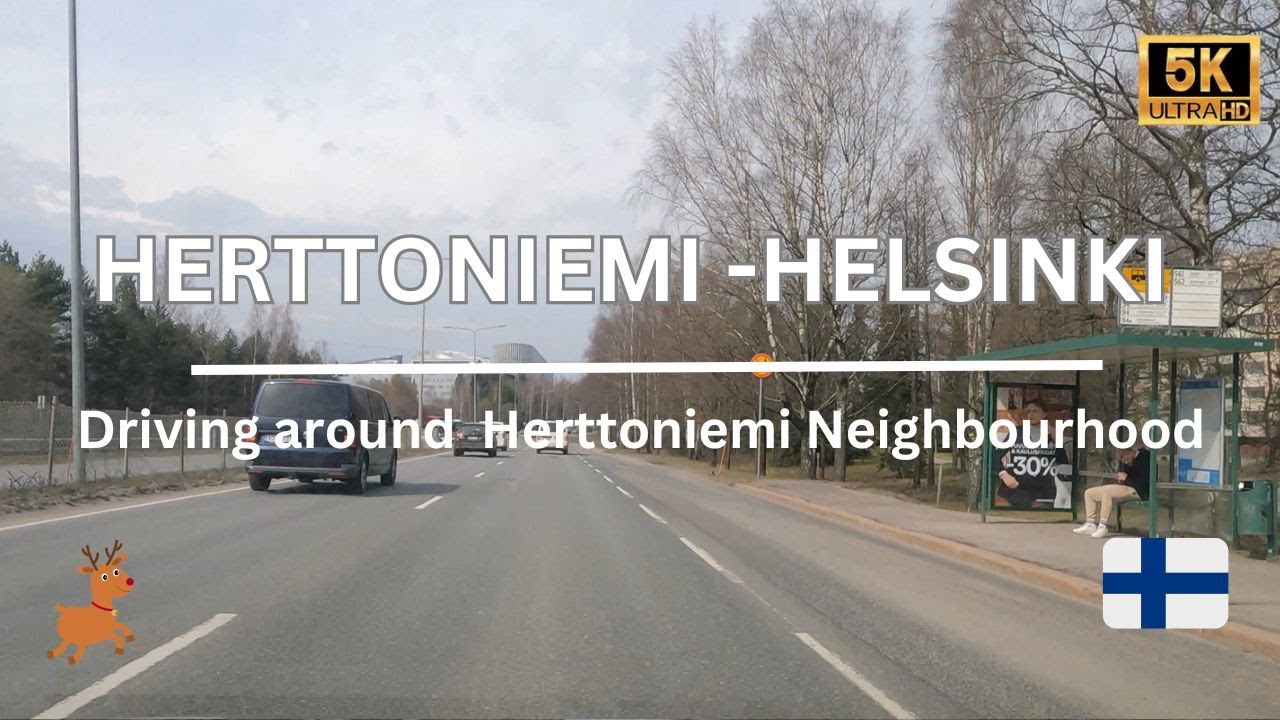 Drive Around Herttoniemi Neighbourhood in Helsinki Finland  #Helsinki #espoo #finland