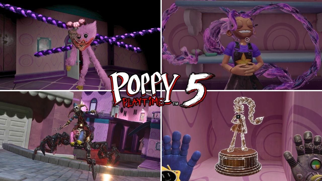 Poppy Playtime: Chapter 5-All Lily Lovebraid Interactions & Hidden Animations