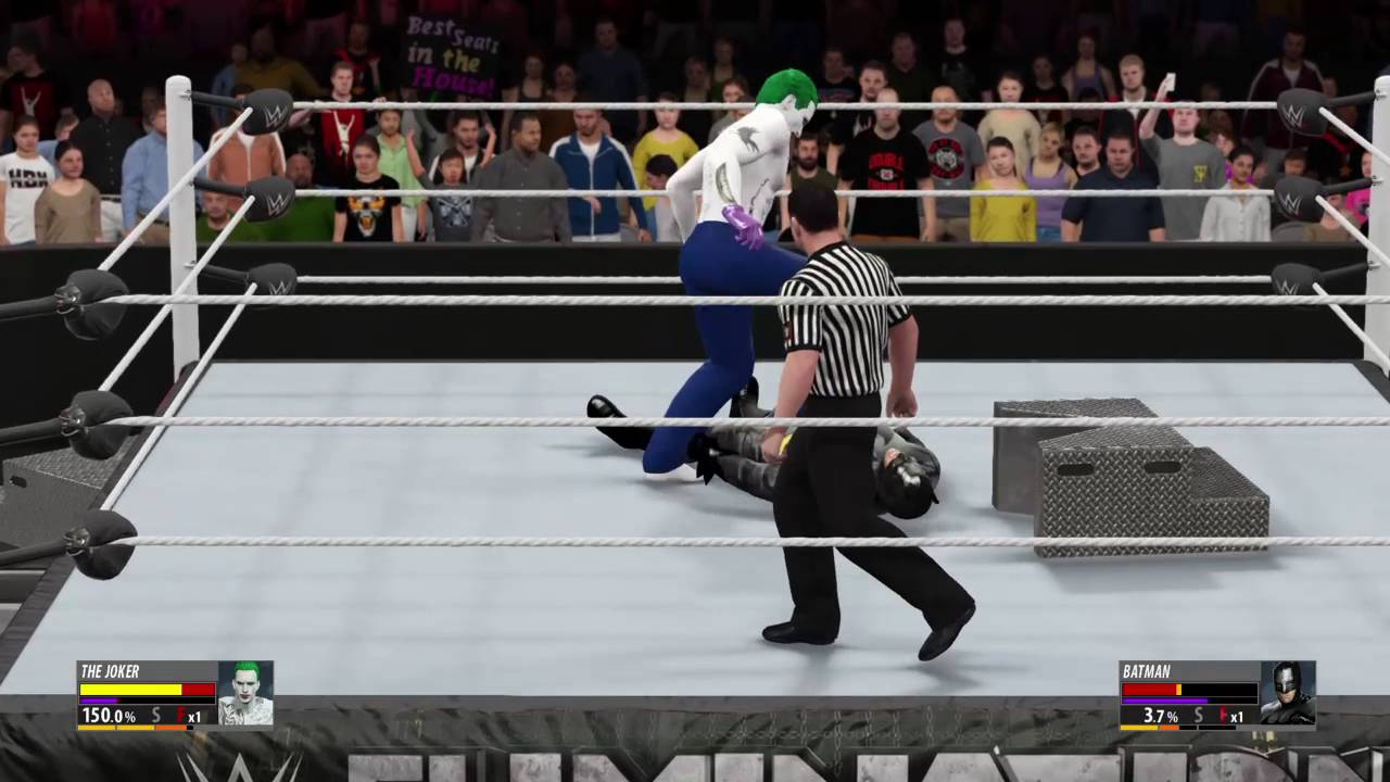 WWE 2K16 joker vs batman