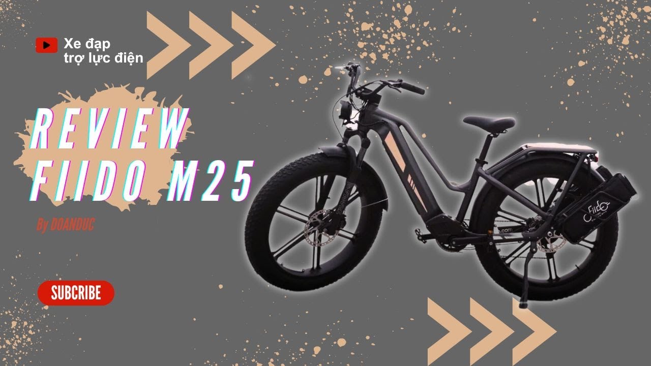 Fiido M25 chiếc xe đáng mua nhất trong phân khúc. Cảm biến Momen xoắn hỗ trợ rất khác bọt