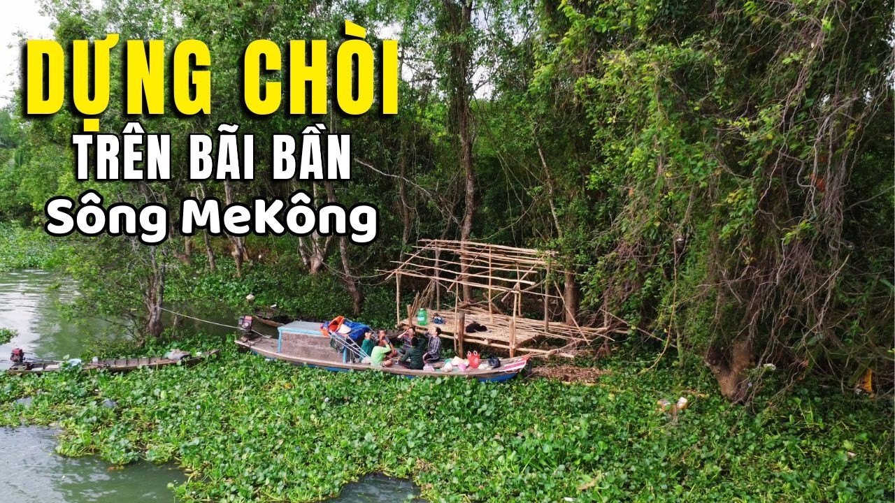 Dựng Chòi Trên Bãi Bần Ven Sông Mekông _Phần 1 | Dân Lục Tỉnh