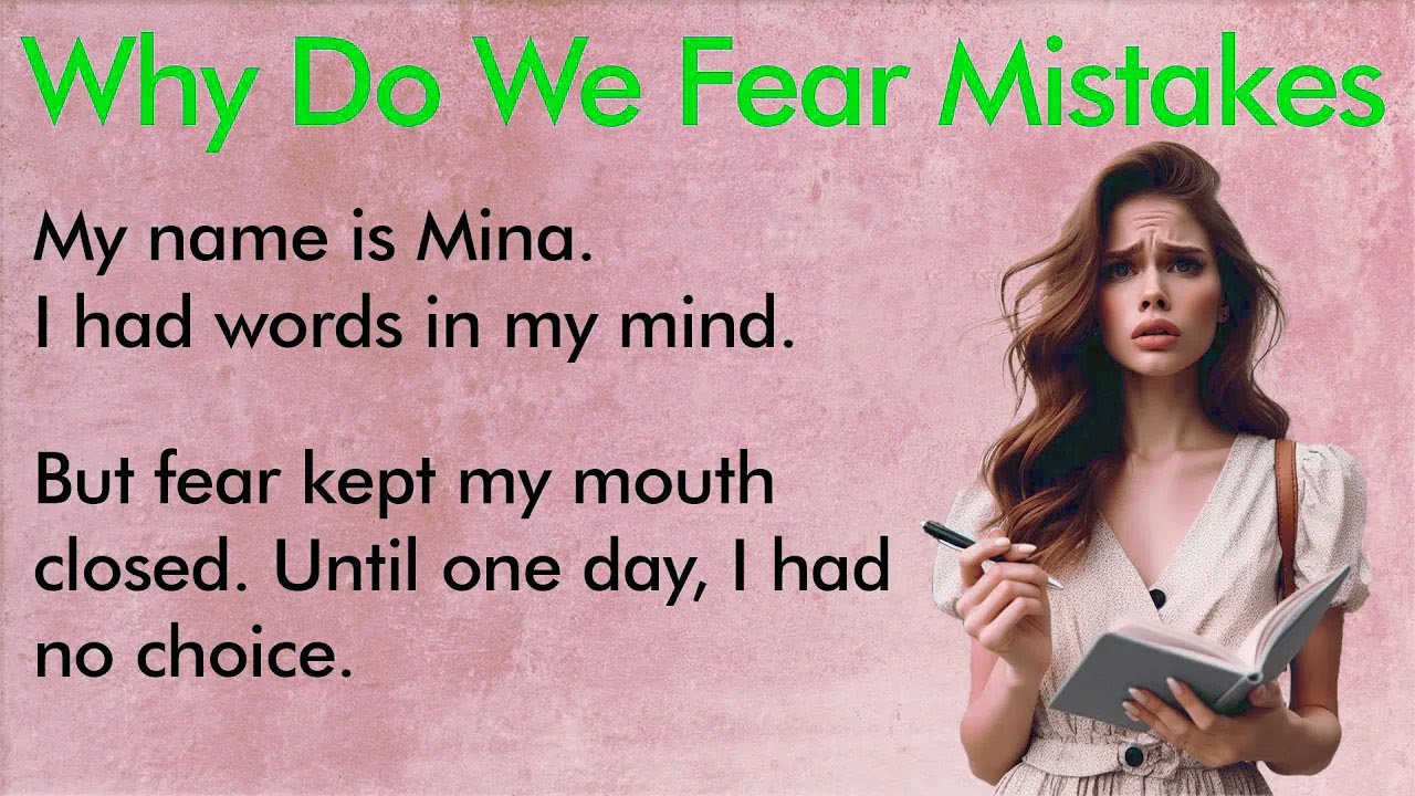 Stop Being Afraid of Mistakes  Motivational Story ✅ English Lessons (A1–A2 Level) ✅