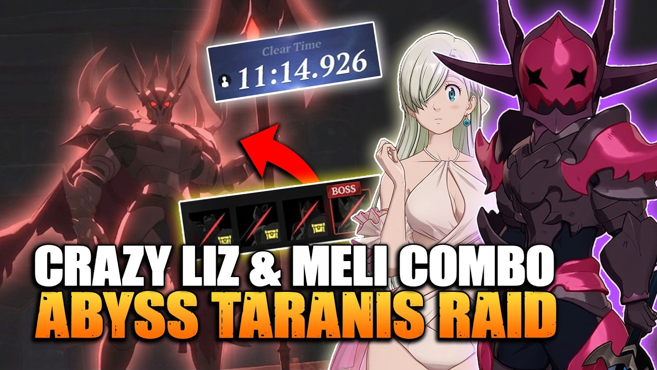 Elizabeth Makes Meliodas More BROKEN | All Boss Clear Abyss Raid | The Seven Deadly Sins: Origin