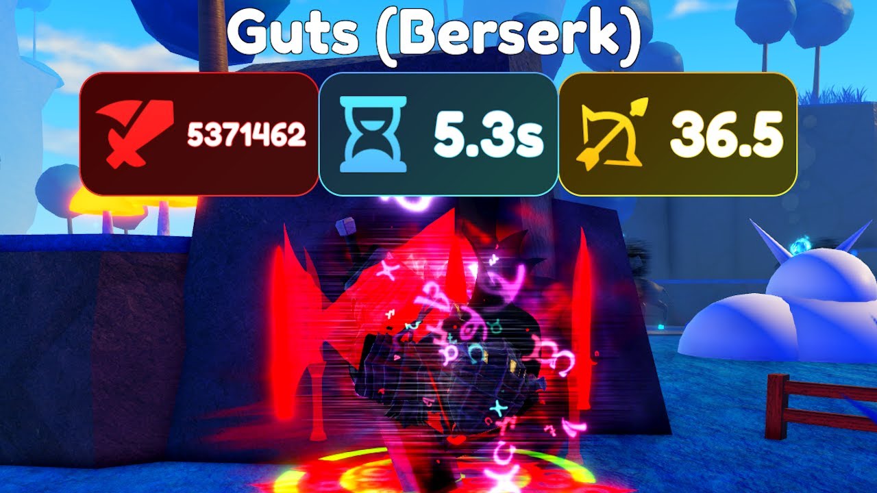 All SSS Unique Guts Berserk In Anime Adventures Update 15