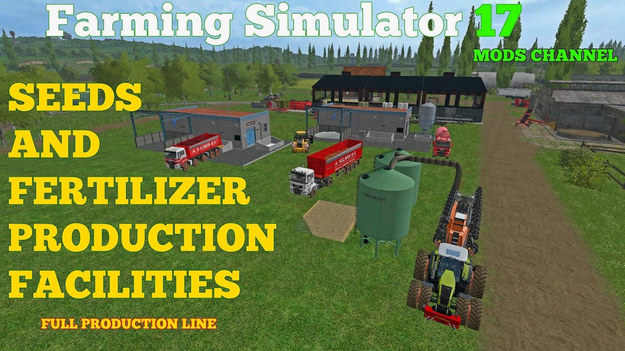 Farming Simulator 2017  Mods Produced Your Own Seeds And Fertilizer