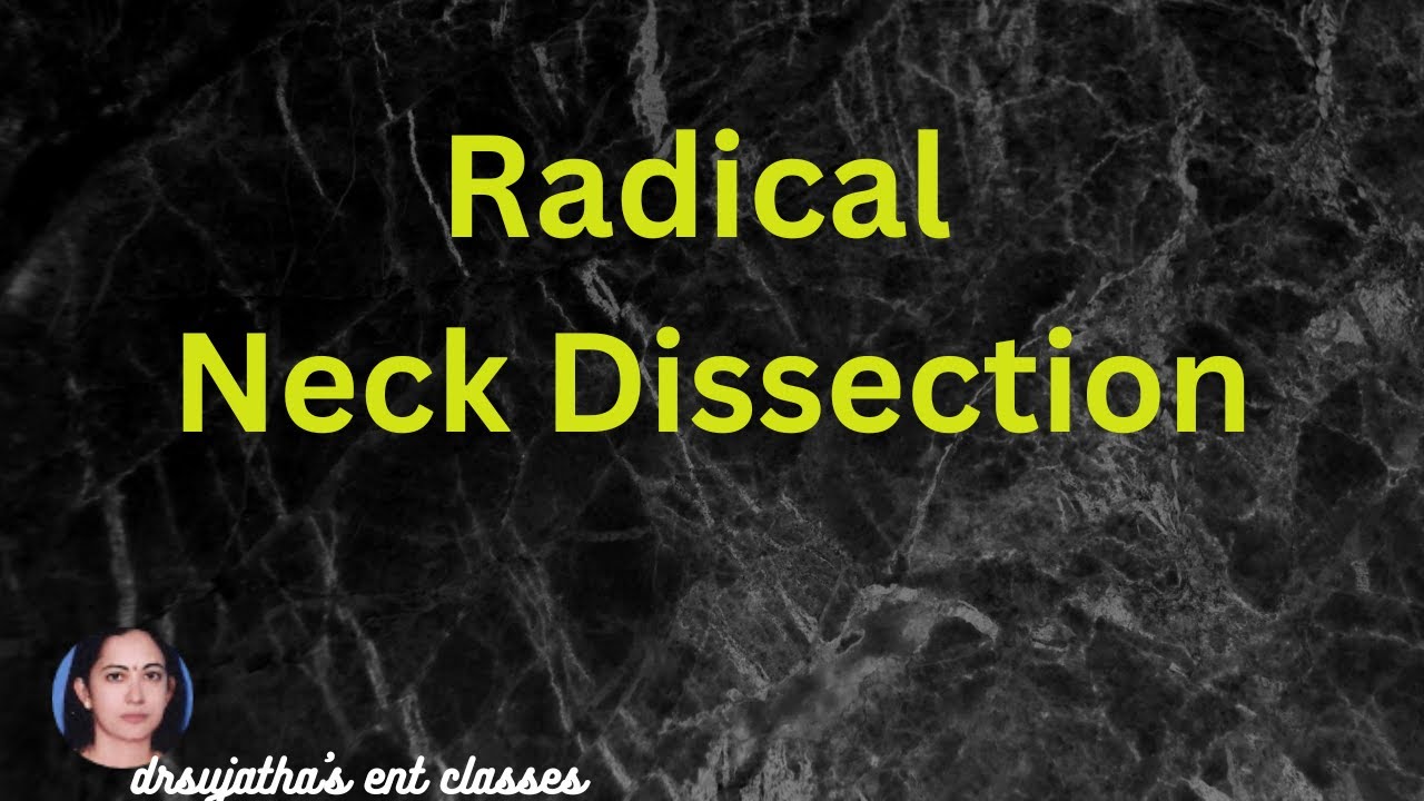 229.Radical neck dissection: indication contraindication procedure #surgeryeducation #neckdissection