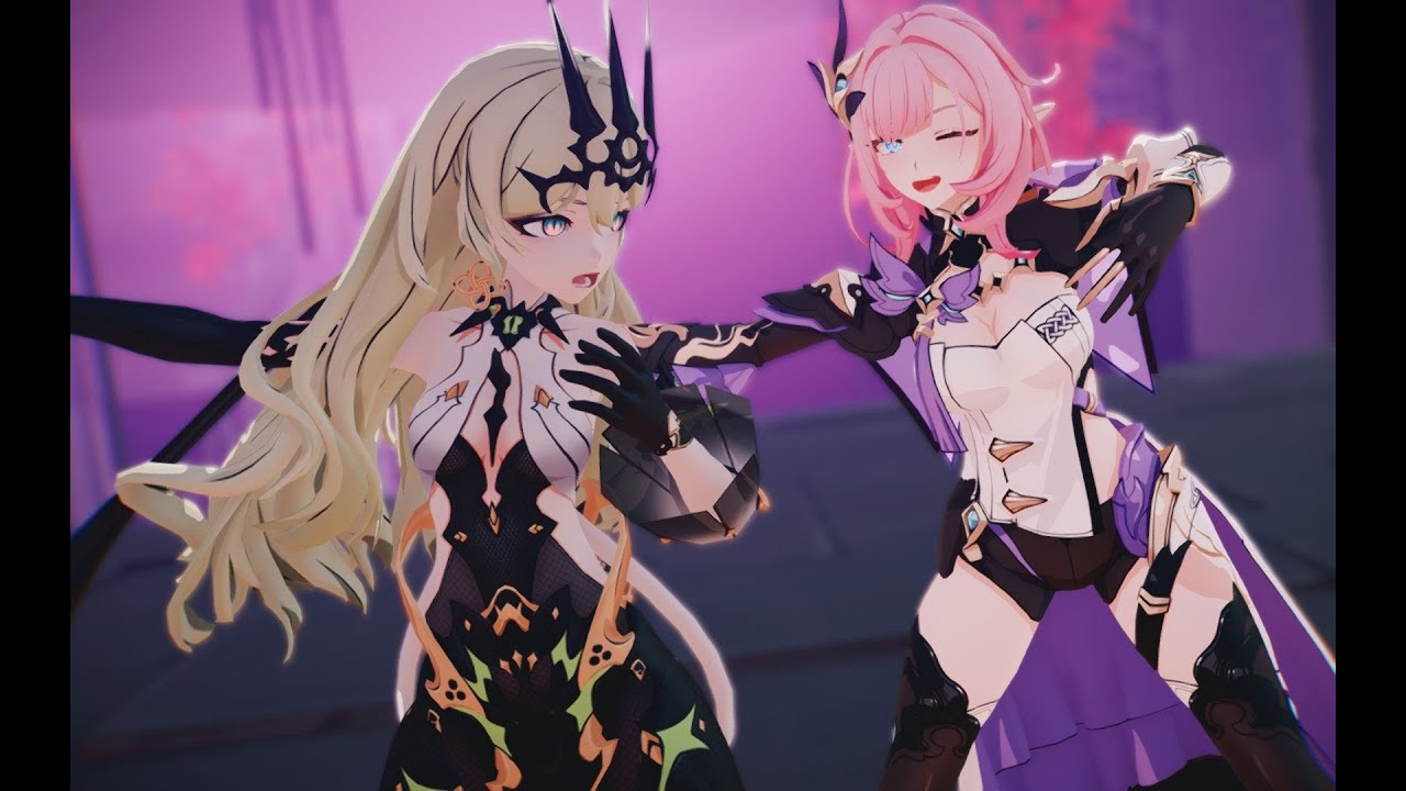 【Honkai Impact 3 MMD／4K／60FPS】Mobius & Elysia【WAVE】