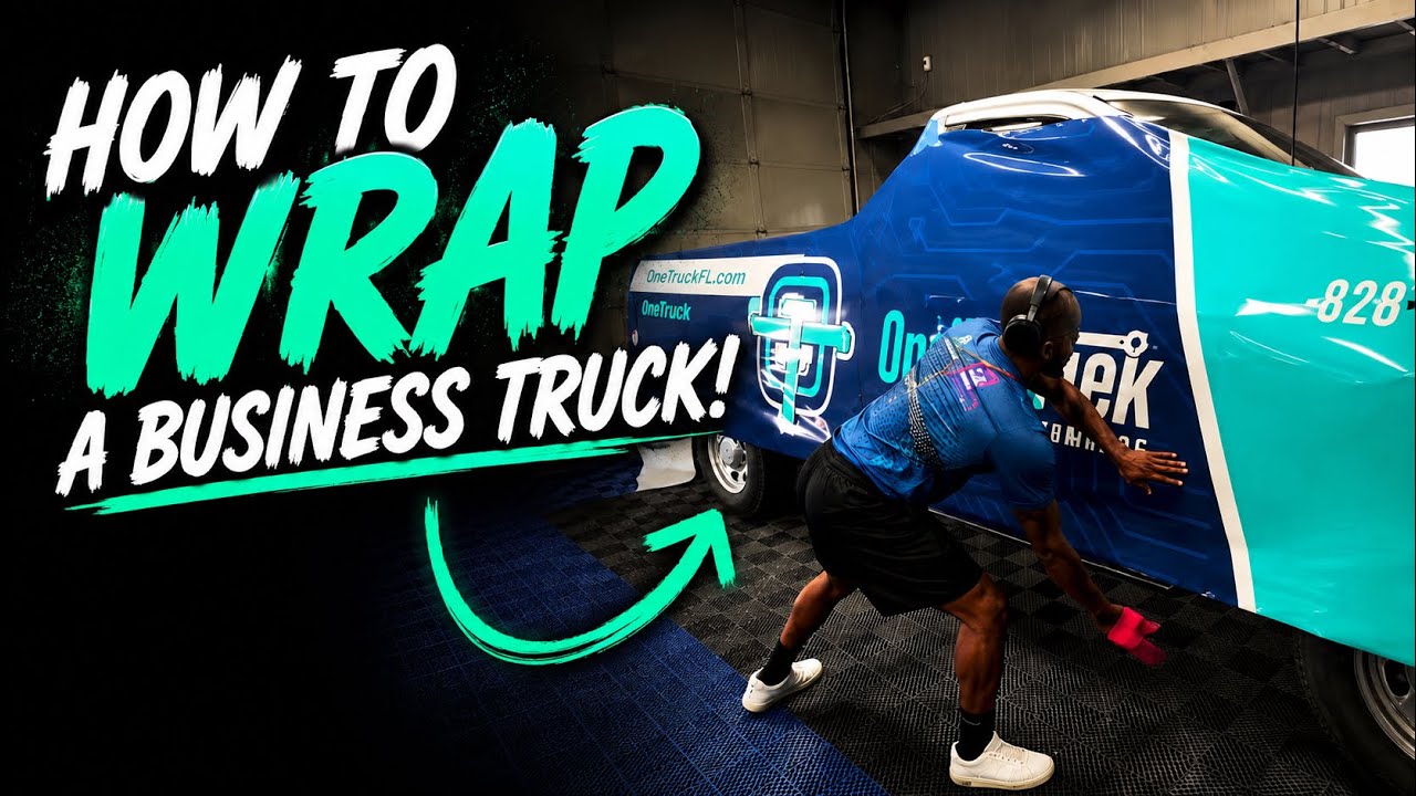 How To Wrap a Business Truck! (Voiceover Walk-Thur)