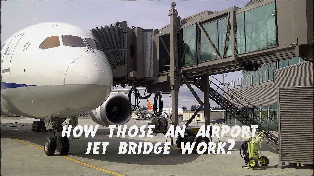 HOW THOSE AN AIRPORT JET BRIDGE WORK?