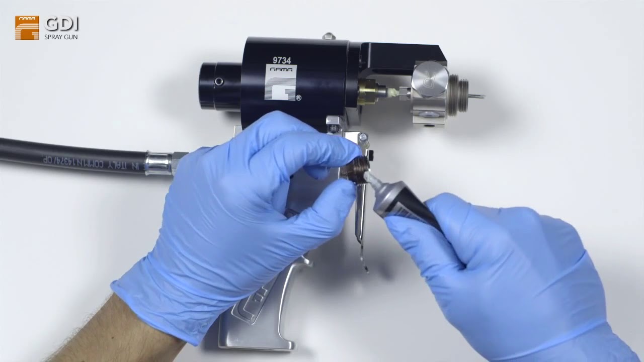 GAMA GDI SPRAY GUN   Montage