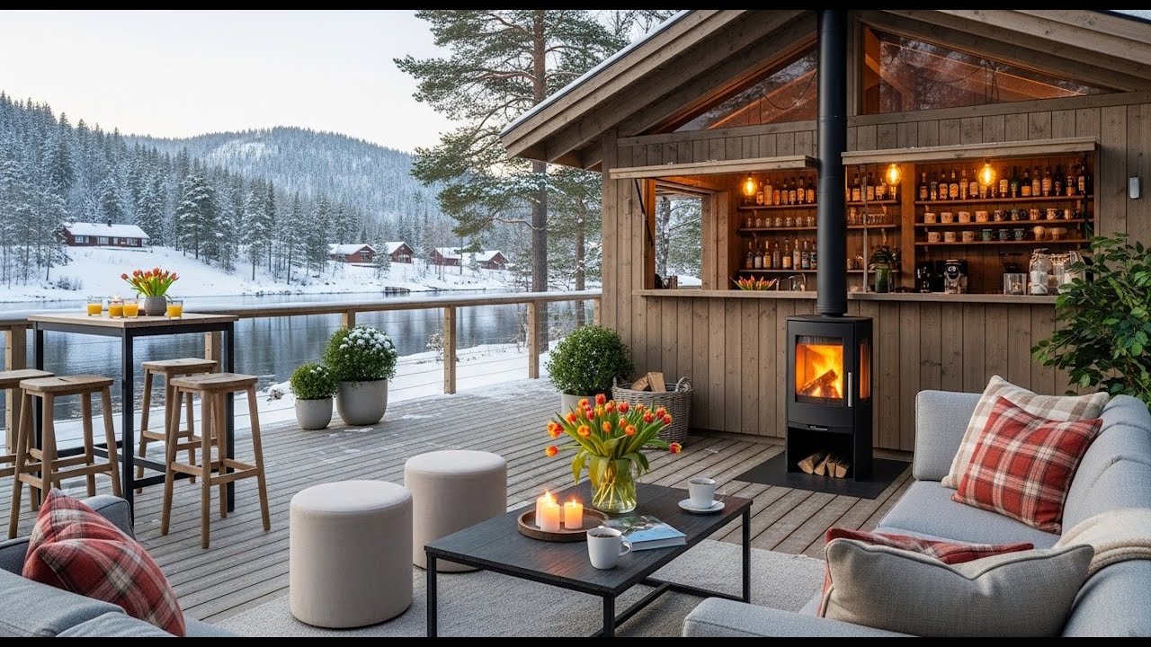 Focus Warm Dreamy February Morning ☕ Soft Snow & Smooth Jazz Music for