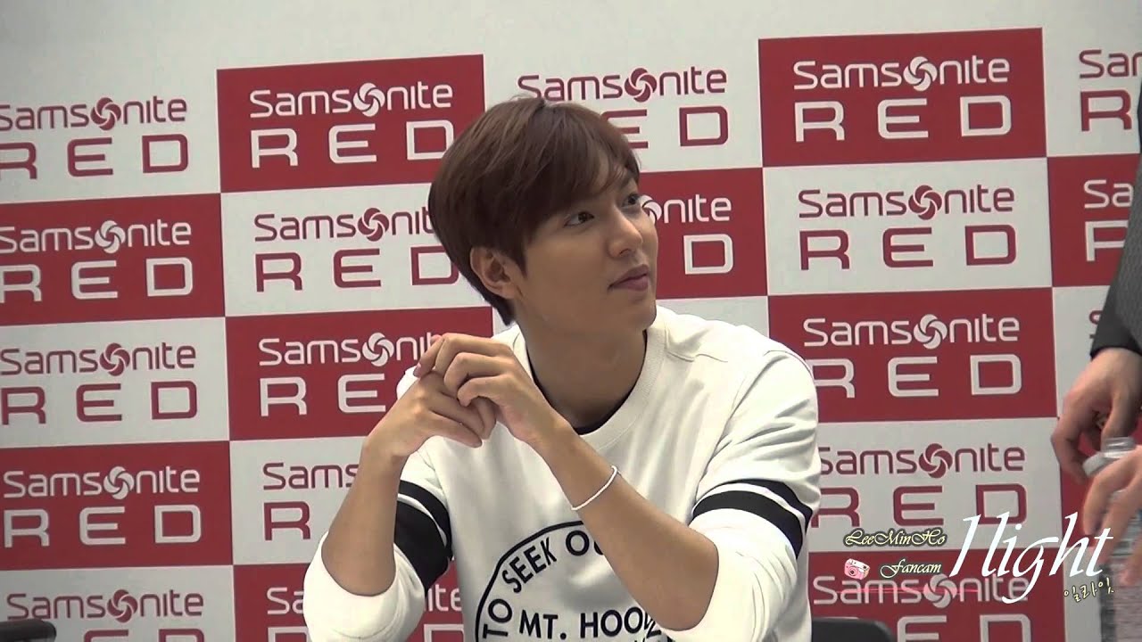Lee Min Ho 20150831 쌤소나이트레드(Samsonite Red) 팬사인회