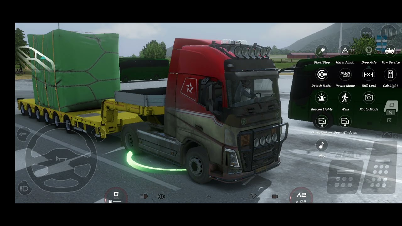 Heavy vehicle trailer full loaded                                  #virale #gaming #video #youtube 