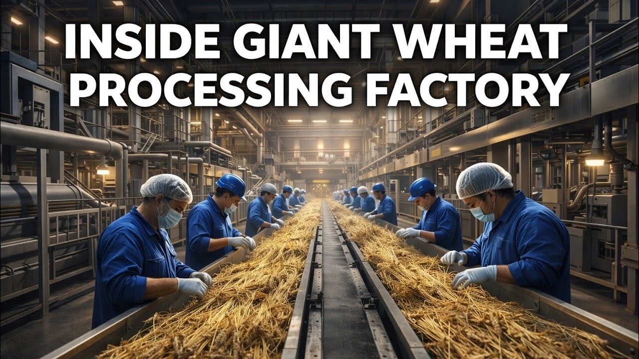 Inside the World&rsquo;s Largest Wheat Processing Factory | Advanced Food Processing