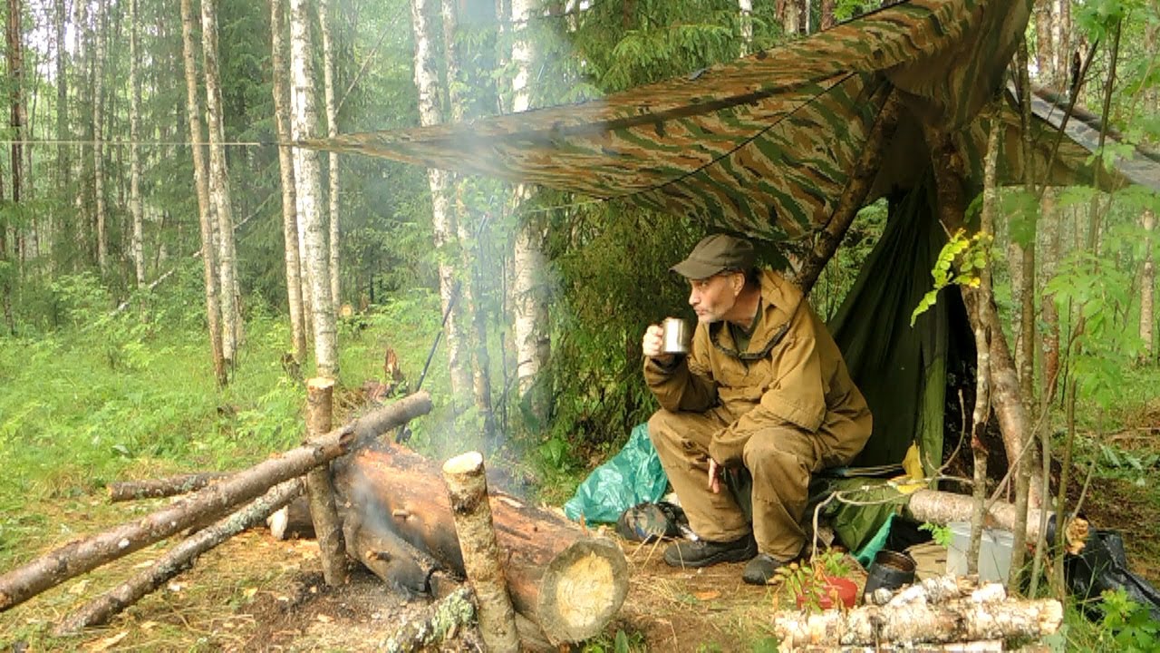 Рыбалка, гроза и уха.