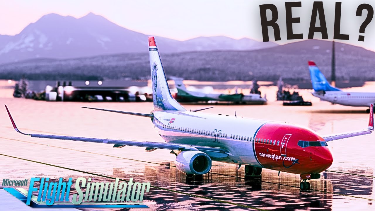 Flight Simulator in 2024! ►ULTRA REALISM! | STUNNING Norwegian Tromso Arrival! | PMDG 737 ► RTX 4090