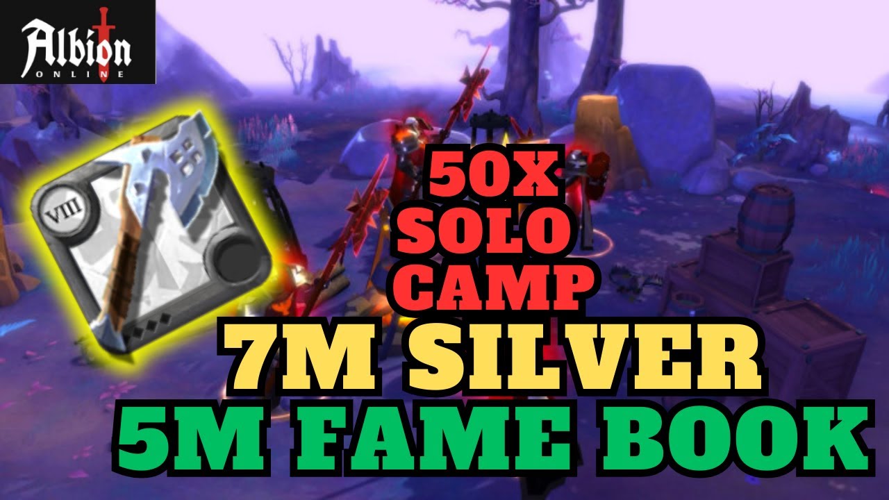 Solo Black Zone Camp l Easy Silver and Fame l Albion Online