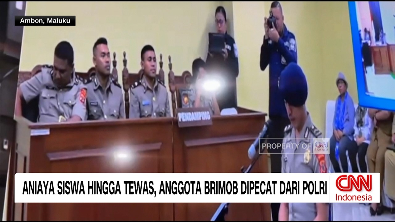 Aniaya Siswa Hingga Tewas, Anggota Brimob Dipecat dari Polri