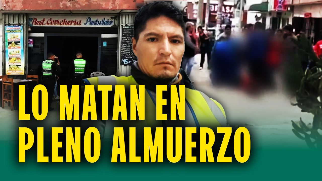 Sicarios disparan contra obreros en cevichería y uno muere: 