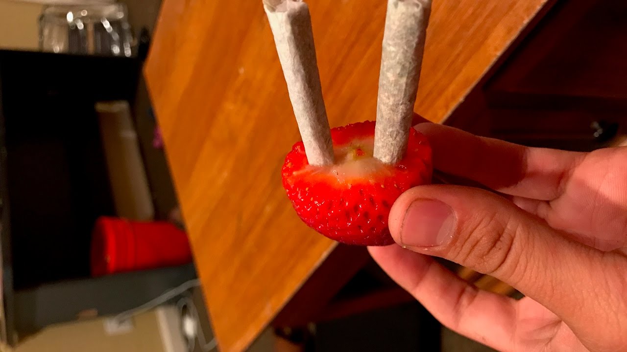 SMOKING WEED WITH FRUIT??