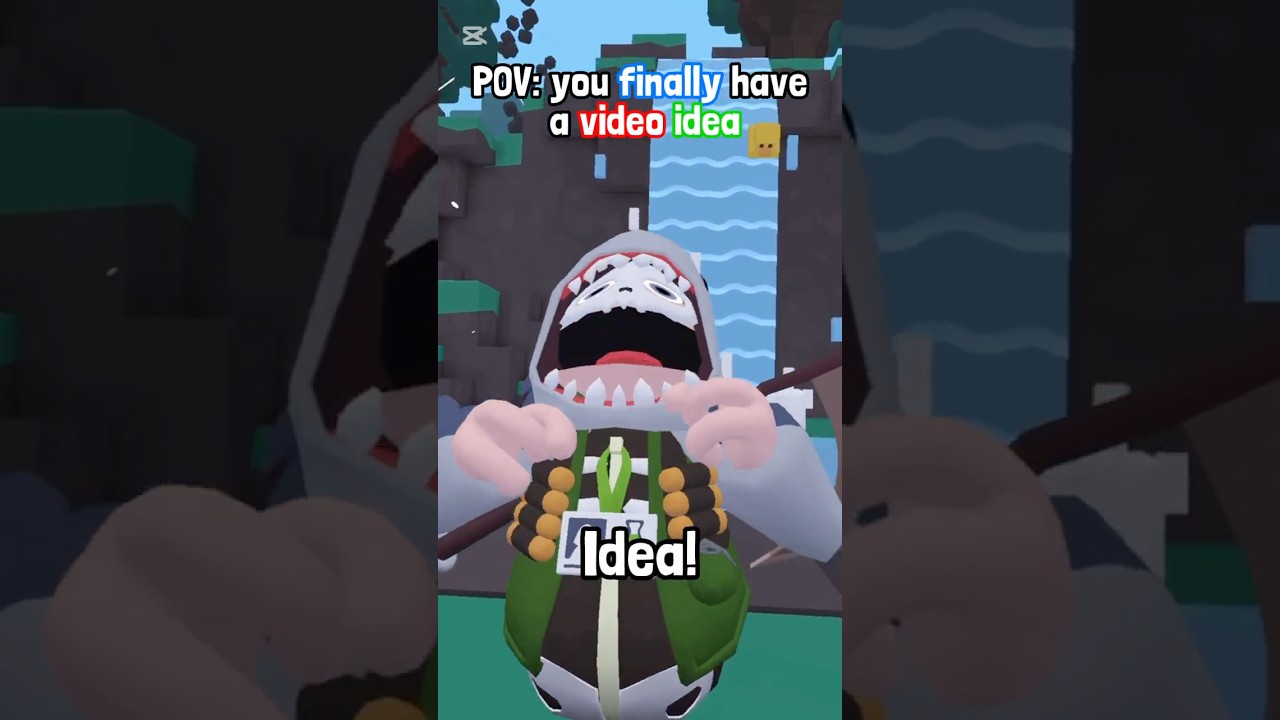 POV: you finally have a video idea 