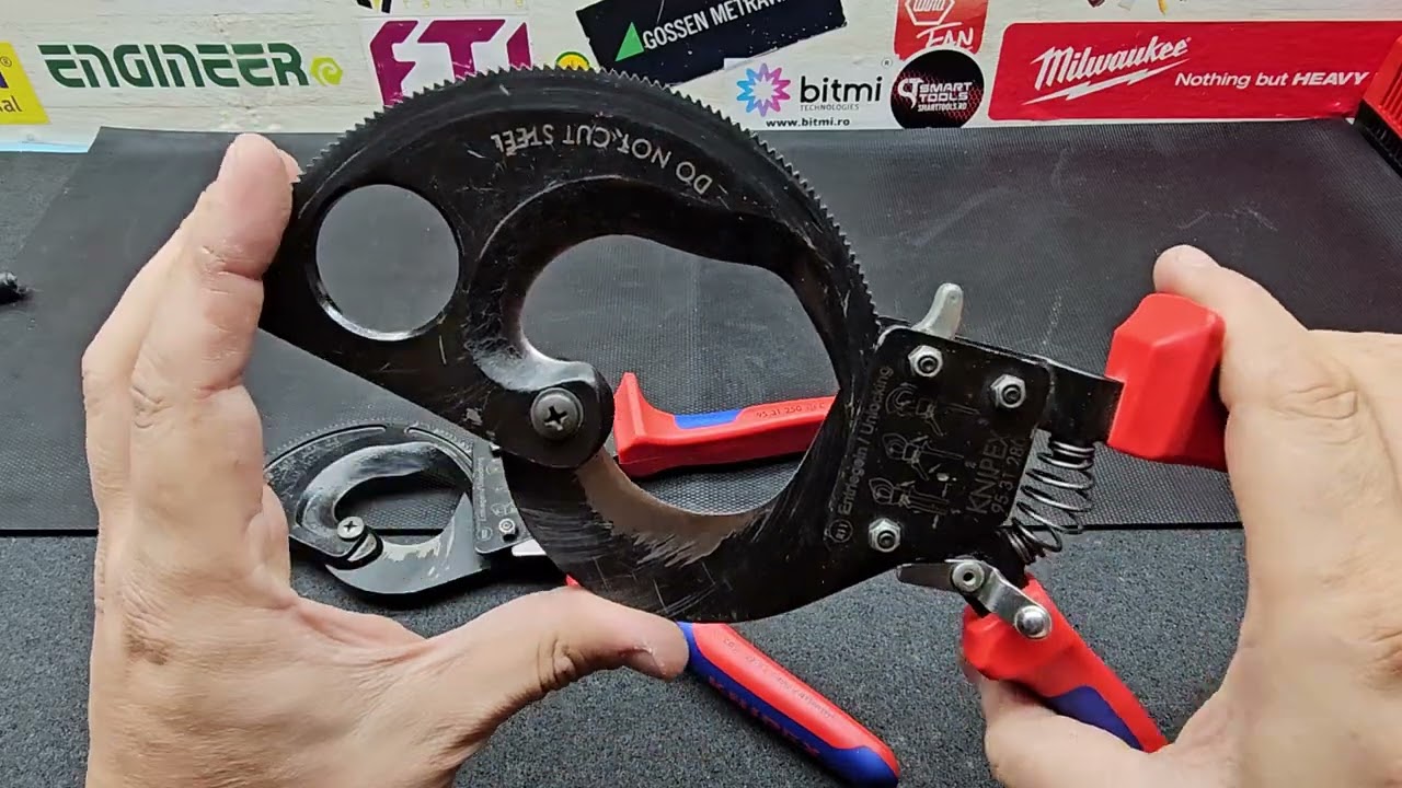 Clestele de taiat cabluri pierdut si regasit Knipex 95 31 250🤣🤣🤣 si 9531280