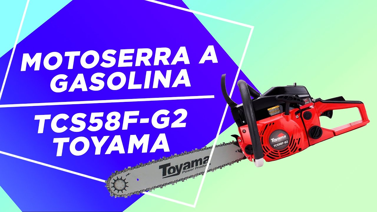 CONHEÇA A MOTOSERRA A GASOLINA 54,5CC COM SABRE DE 20