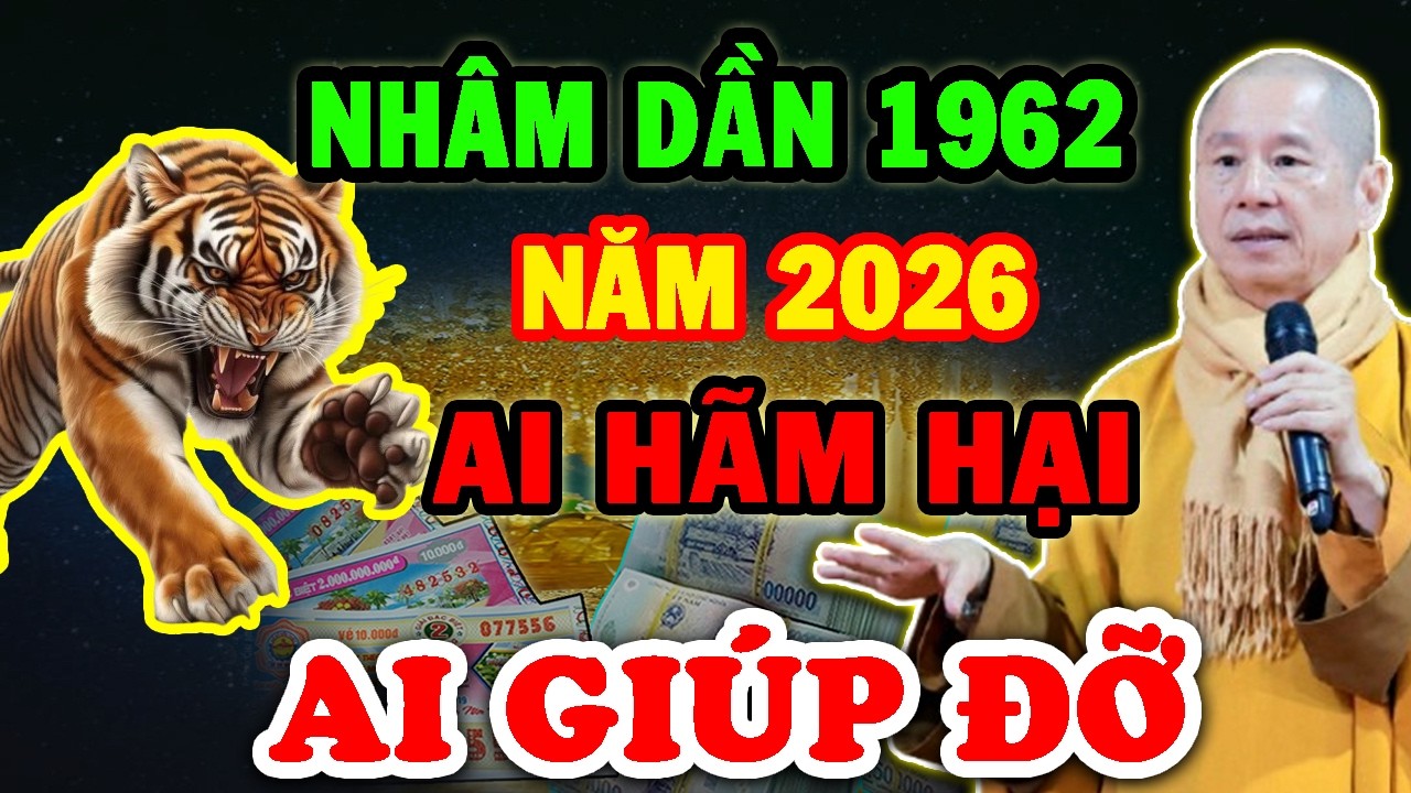 Tử Vi 2026 Nhâm Dần 1962 Ai Hãm Hại - Ai Giúp Đỡ 90% Không Nhận Ra Xem Video Này Sẽ Rõ!