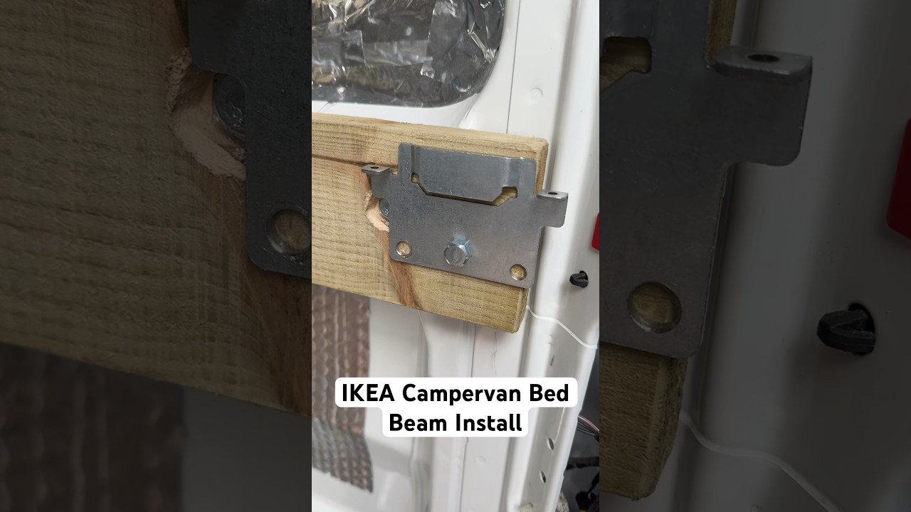 How I Installed The Genuis IKEA Campervan Bed Hack In My DIY Van Build