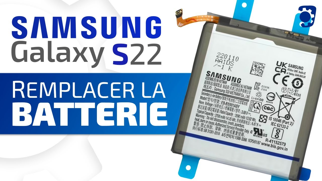 Comment changer la batterie du Samsung Galaxy S22 ? Tuto Brico-phone