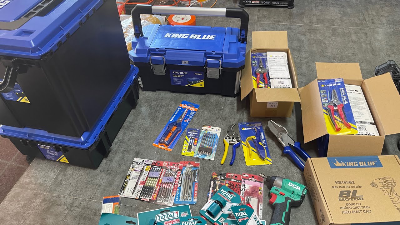 0903840137🌟23-2 SALE🌟THÙNG ĐỒ NGHỀ KINGBLUE SIÊU BỀN,KÉO CẮT CÀNH TỈA HOA,VÒI TƯỚI HOA TOTAL