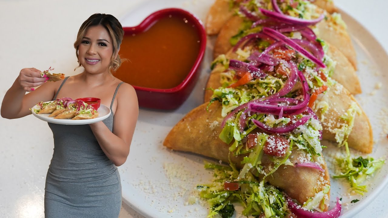 Super Easy FRIED SHRIMP TACOS & CONSOMÉ | Tacos Dorados de Camarón