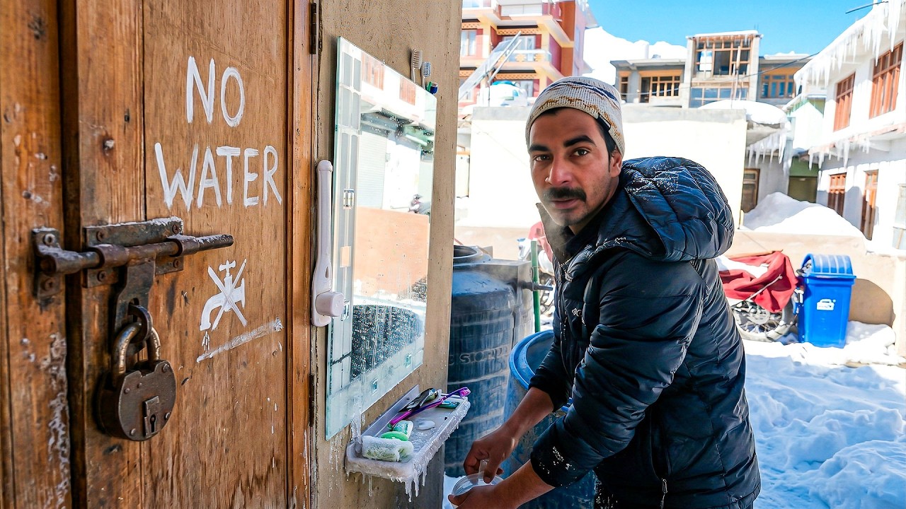 The DARK SIDE of Winter Spiti... NO WATER in the Bathrooms!