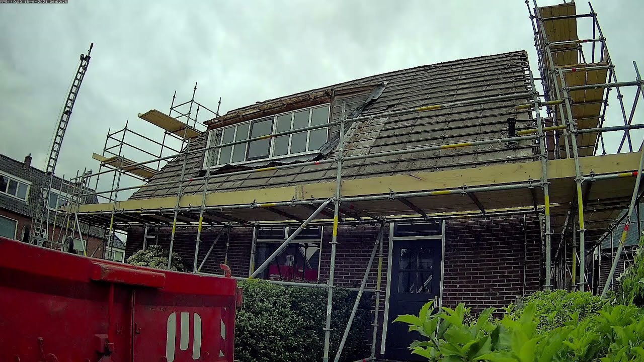 Timelapse dakrenovatie asbest saneren Wierdenseweg 16 Enter