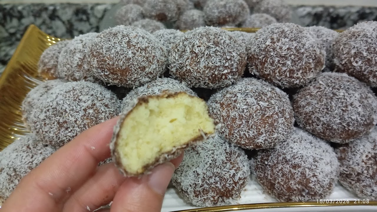 حلوة اقتصادية  بدون زبدة أو بيض ساهلة كدوب في الفم 👌