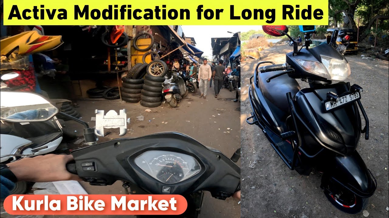 Kurla Bike Market | Activa modification for long ride #activa #modification #longride