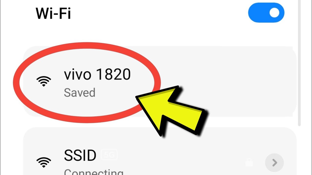 WiFi Saved But Not Connecting Android Problem