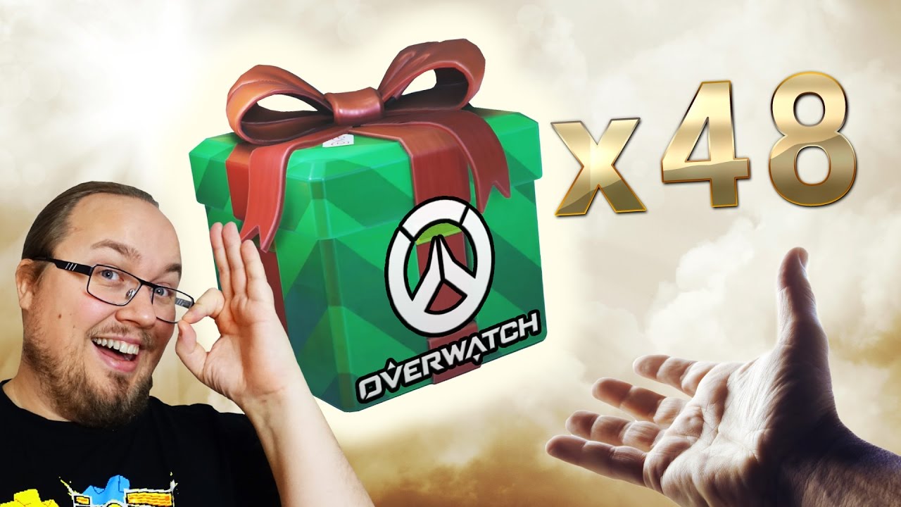 48 WINTER LOOT-BOXAR | Overwatch