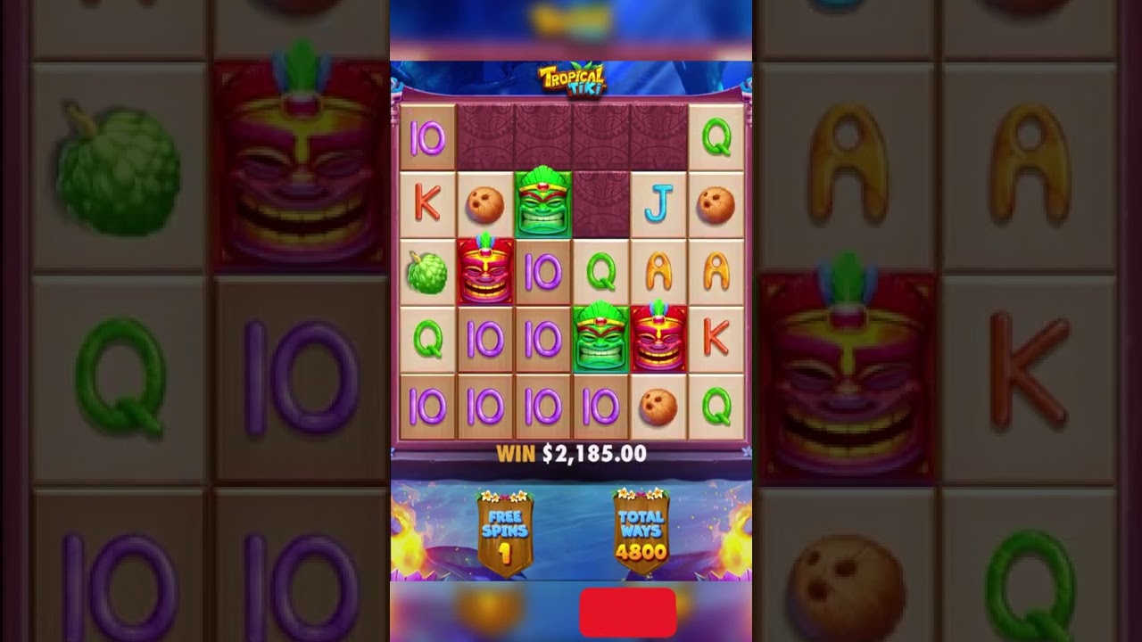 ENJOY YOURSELFS🤑🤑🤑 (TROPICAL TIKI)      #gambling #slot #win #money #shorts